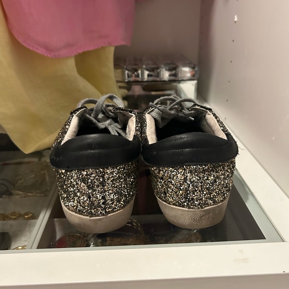 Black and orange golden goose sneakers - Picture 3 of 4